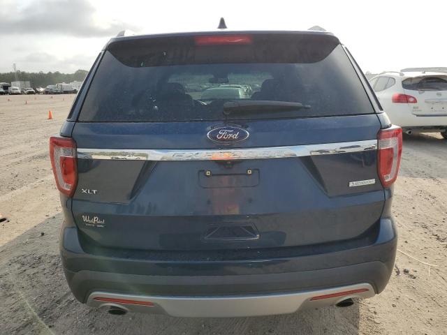 1FM5K7DH6GGB27275 - 2016 FORD EXPLORER XLT BLUE photo 6