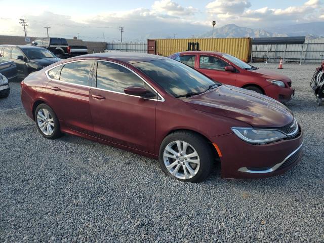 1C3CCCAB8GN160165 - 2016 CHRYSLER 200 LIMITED BURGUNDY photo 4