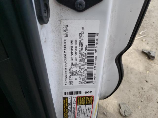 3TYRX5GN3MT027735 - 2021 TOYOTA TACOMA ACCESS CAB Ақ фото 12
