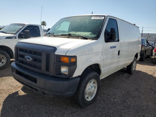 1FTSE34P99DA05450 - 2009 FORD ECONOLINE E350 SUPER DUTY VAN WHITE photo 1