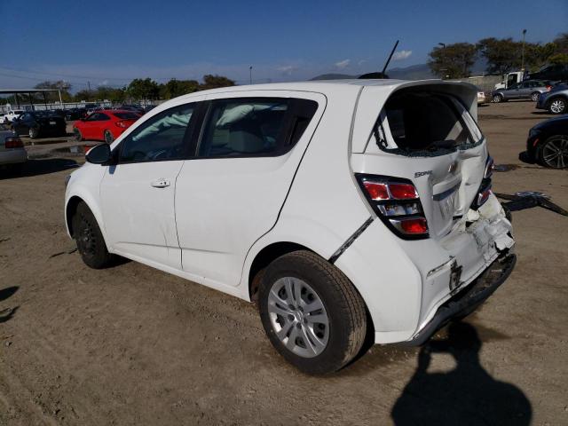 1G1JG6SB0L4128116 - 2020 CHEVROLET SONIC WHITE photo 2