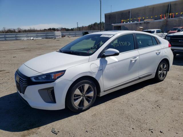 KMHC75LD9KU153570 - 2019 HYUNDAI IONIQ LIMITED WHITE photo 1