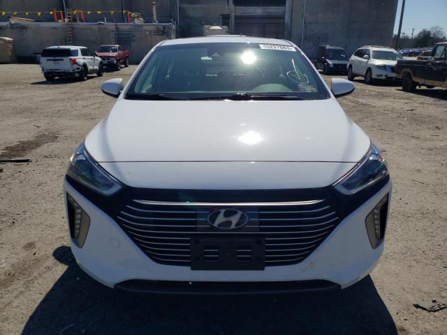 KMHC75LD9KU153570 - 2019 HYUNDAI IONIQ LIMITED WHITE photo 5