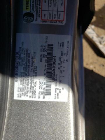 3LNHM26T68R603644 - 2008 LINCOLN MKZ GRAY photo 12