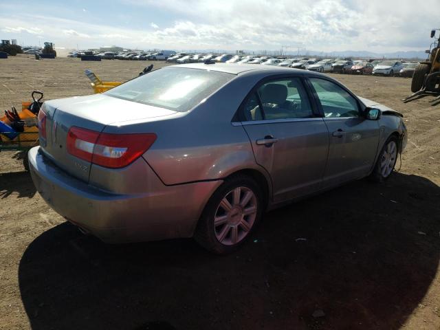 3LNHM26T68R603644 - 2008 LINCOLN MKZ GRAY photo 3