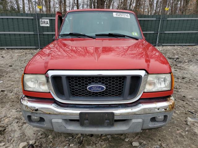 1FTZR15EX4PA71467 - 2004 FORD RANGER SUPER CAB RED photo 5