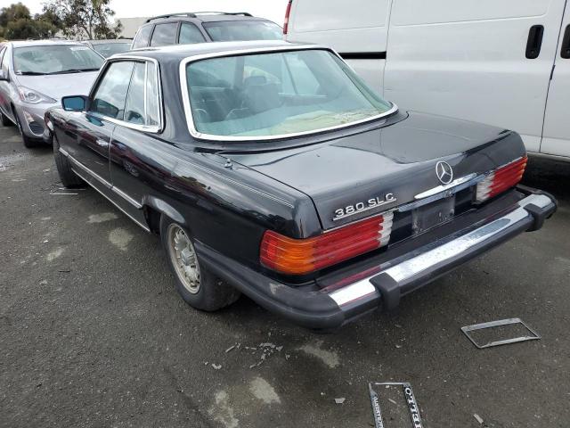 WDBBA25A6BB003042 - 1981 MERCEDES-BENZ 380 SLC BLACK photo 2