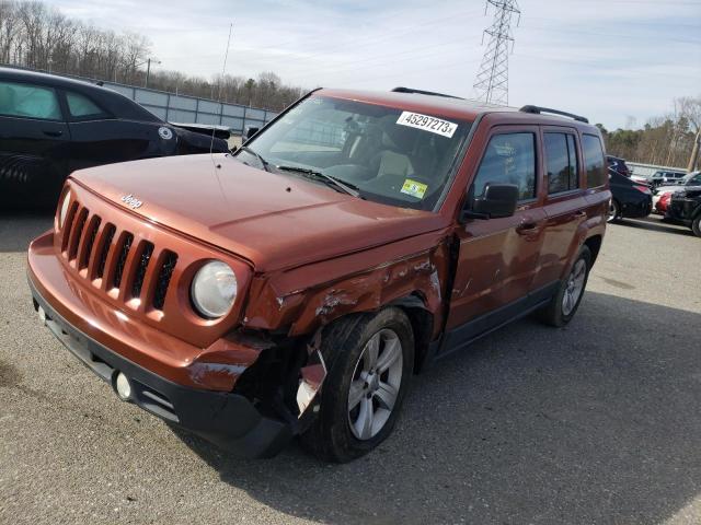 1C4NJRFB8CD603470 - 2012 JEEP PATRIOT LATITUDE ORANGE photo 1