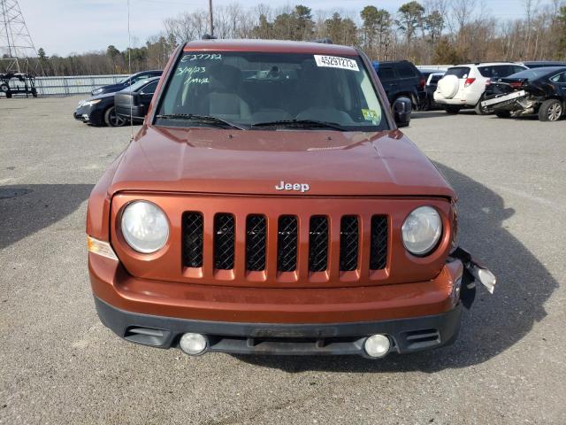 1C4NJRFB8CD603470 - 2012 JEEP PATRIOT LATITUDE ORANGE photo 5