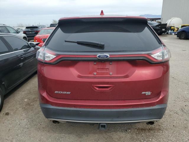 2FMPK4J83GBB52346 - 2016 FORD EDGE SEL RED photo 6