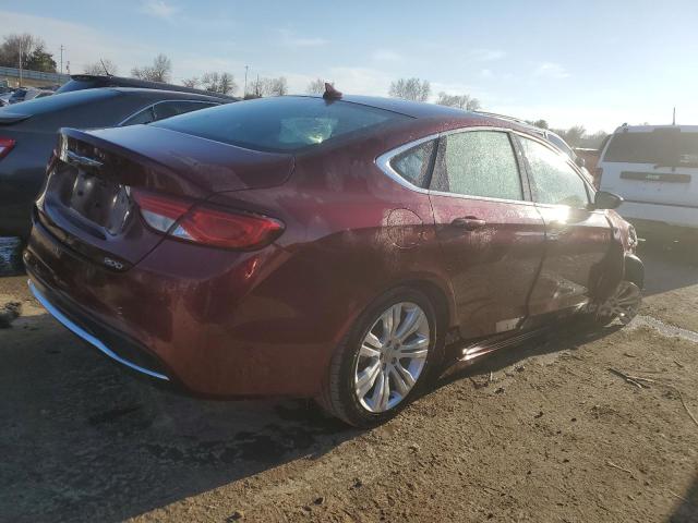 1C3CCCAB0FN751766 - 2015 CHRYSLER 200 LIMITED BURGUNDY photo 3