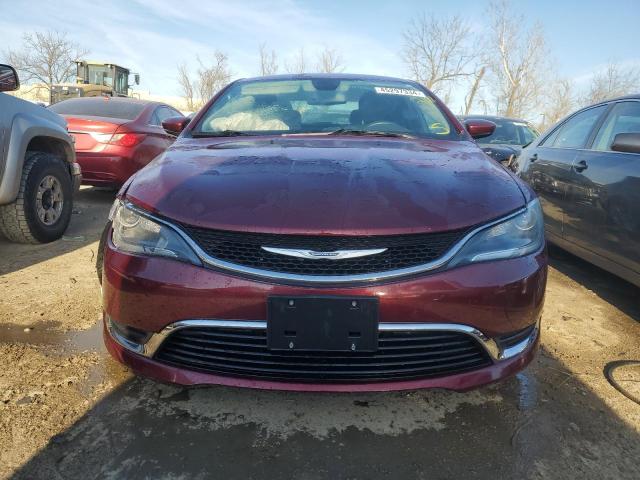 1C3CCCAB0FN751766 - 2015 CHRYSLER 200 LIMITED BURGUNDY photo 5