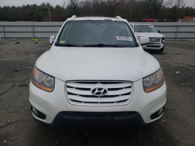 5NMSKDAG8AH388568 - 2010 HYUNDAI SANTA FE LIMITED WHITE photo 5