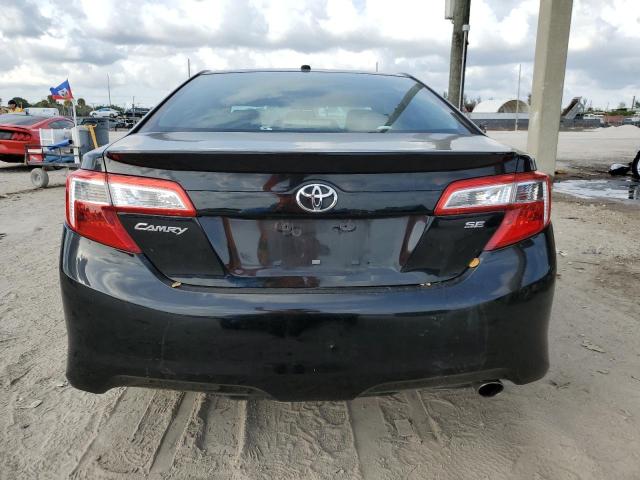 4T1BF1FKXDU715352 - 2013 TOYOTA CAMRY L BLACK photo 6