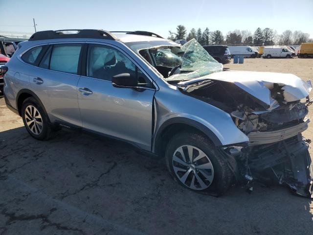 4S4BTAAC1M3146941 - 2021 SUBARU OUTBACK SILVER photo 4