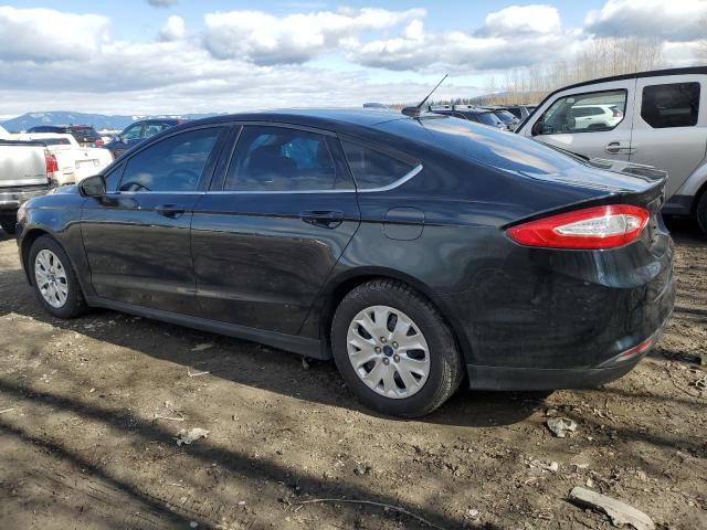 3FA6P0G72ER299593 - 2014 FORD FUSION S BLACK photo 2