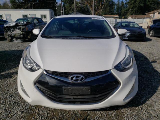 KMHDH6AH9EU024259 - 2014 HYUNDAI ELANTRA CO GS WHITE photo 5