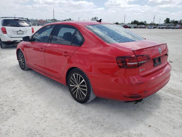 3VWD17AJ4GM332980 - 2016 VOLKSWAGEN JETTA SPORT RED photo 2