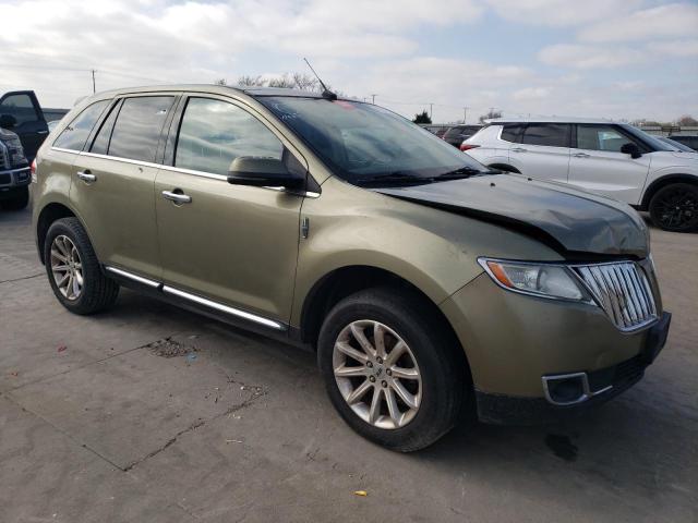 2LMDJ6JKXDBL04653 - 2013 LINCOLN MKX GREEN photo 4