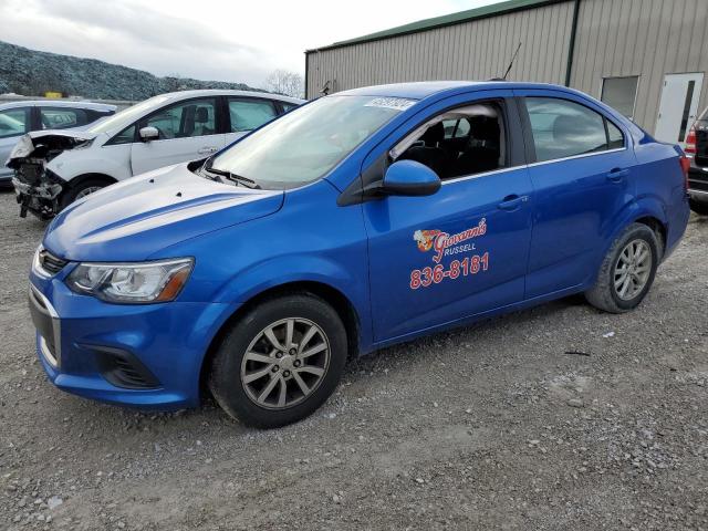 1G1JD5SH6J4114743 - 2018 CHEVROLET SONIC LT BLUE photo 1