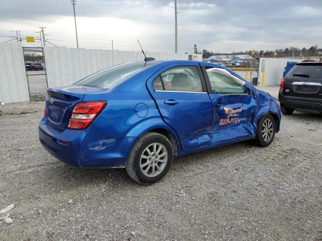 1G1JD5SH6J4114743 - 2018 CHEVROLET SONIC LT BLUE photo 3