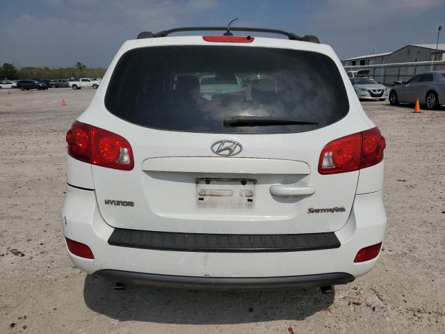 5NMSG13D28H185396 - 2008 HYUNDAI SANTA FE GLS WHITE photo 6