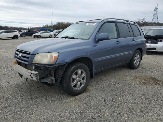 JTEDP21A040023991 - 2004 TOYOTA HIGHLANDER BASE BLUE photo 1