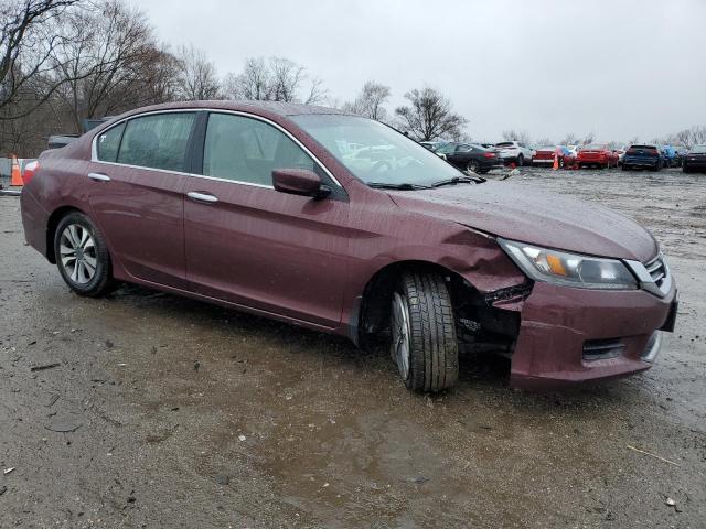 1HGCR2F30DA081986 - 2013 HONDA ACCORD LX BURGUNDY photo 4