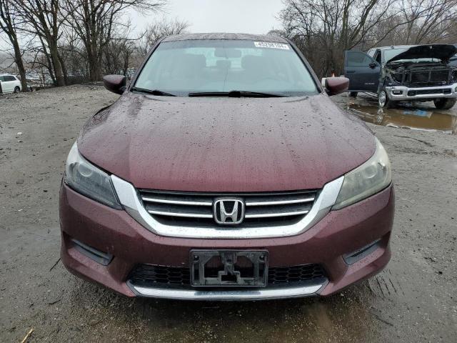 1HGCR2F30DA081986 - 2013 HONDA ACCORD LX BURGUNDY photo 5