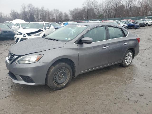 3N1AB7AP3HY246306 - 2017 NISSAN SENTRA S GRAY photo 1