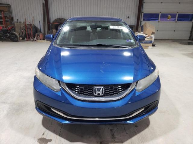 2HGFB2F50EH500537 - 2014 HONDA CIVIC LX BLUE photo 5