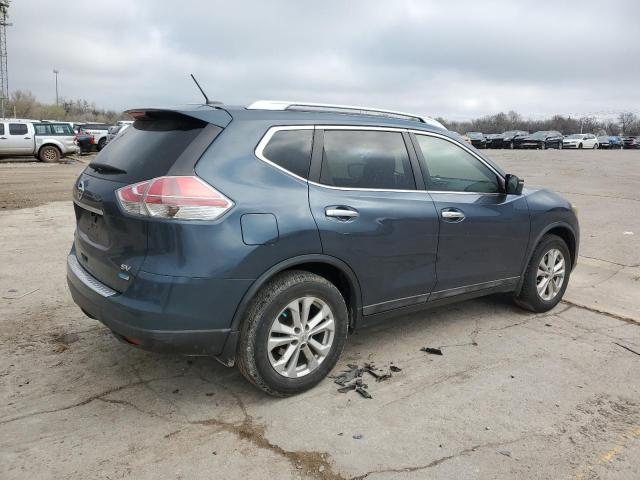 5N1AT2ML5EC850929 - 2014 NISSAN ROGUE S BLUE photo 3