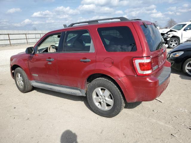 1FMCU03188KA21874 - 2008 FORD ESCAPE XLT MAROON photo 2