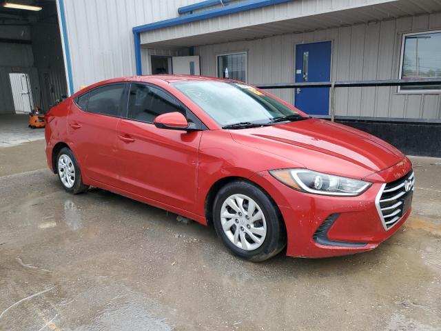 5NPD74LF1HH127035 - 2017 HYUNDAI ELANTRA SE RED photo 4