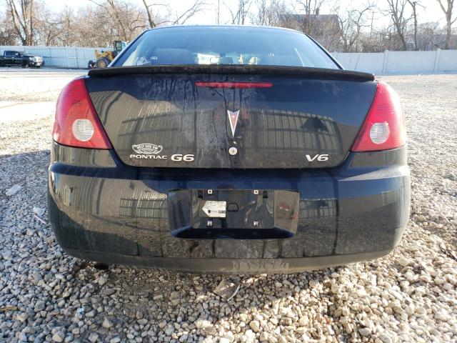 1G2ZG58N974183647 - 2007 PONTIAC G6 BASE BLACK photo 6