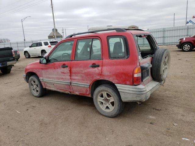 2CNBJ134746918170 - 2004 CHEVROLET TRACKER RED photo 2