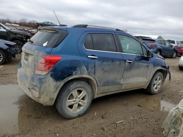 3GNCJLSB1KL336764 - 2019 CHEVROLET TRAX 1LT BLUE photo 3