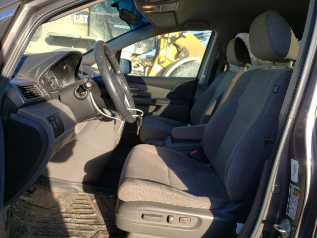 5FNRL5H41CB012084 - 2012 HONDA ODYSSEY EX GRAY photo 7