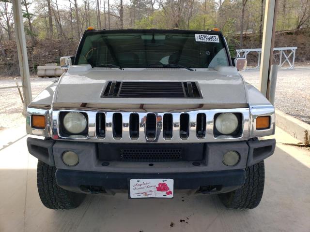 5GRGN23U13H138807 - 2003 HUMMER H2 WHITE photo 5