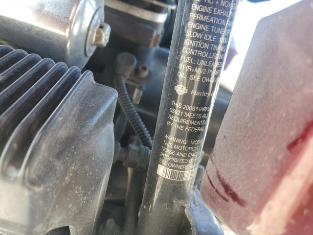 1HD1FC4148Y658987 - 2008 HARLEY-DAVIDSON FLHTCUI 勃艮第红 照片 10