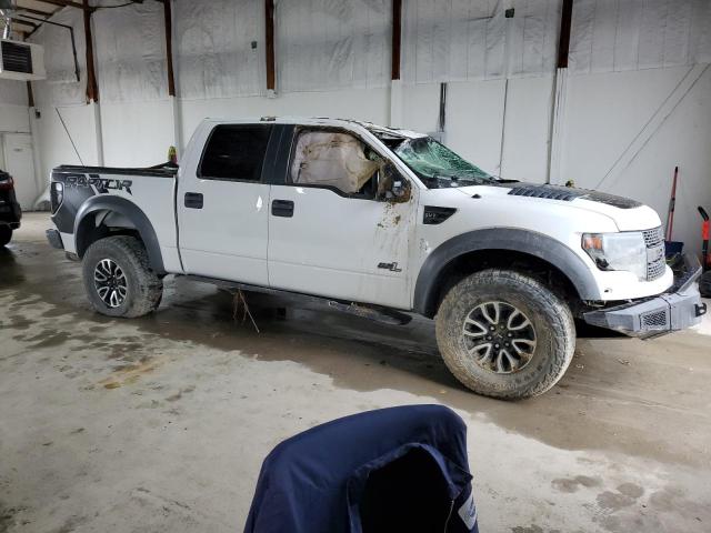 1FTFW1R67EFC06846 - 2014 FORD F150 SVT RAPTOR WHITE photo 4