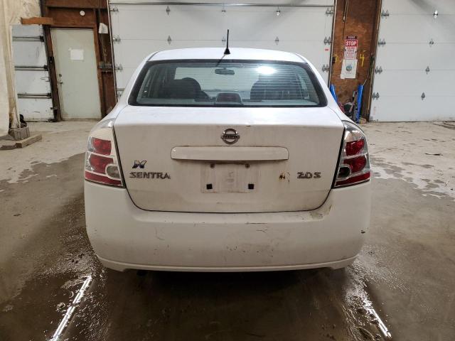 3N1AB61E67L713819 - 2007 NISSAN SENTRA 2.0 WHITE photo 6