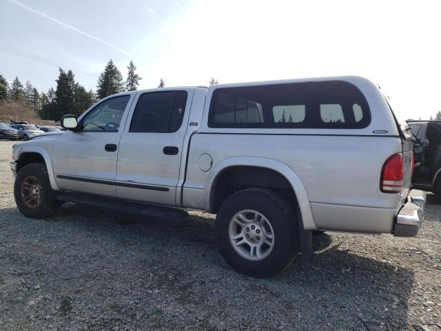 1B7GG2AN41S188253 - 2001 DODGE DAKOTA QUAD SILVER photo 2