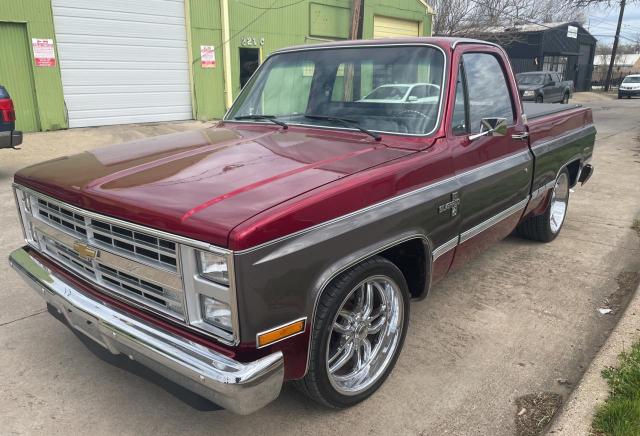 1GCDC14H5FJ169593 - 1985 CHEVROLET C10 RED photo 2