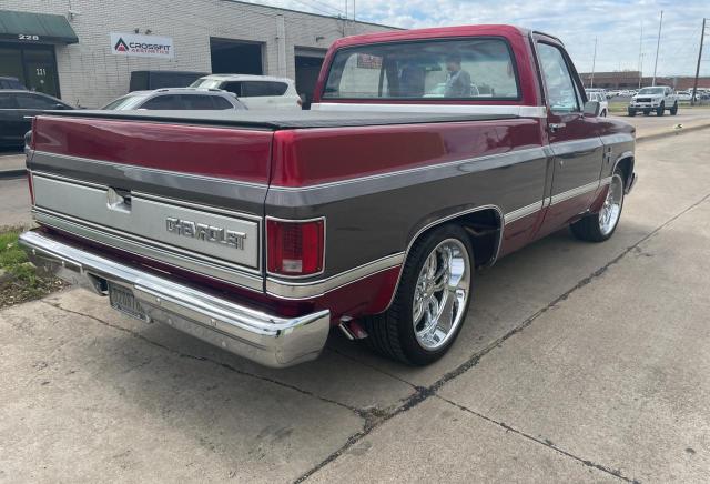 1GCDC14H5FJ169593 - 1985 CHEVROLET C10 RED photo 4