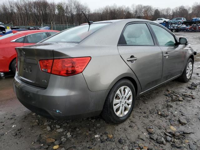 KNAFU4A28C5516729 - 2012 KIA FORTE EX GRAY photo 3