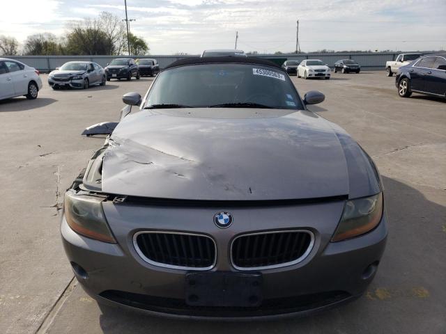 4USBT33413LS43300 - 2003 BMW Z4 2.5 GRAY photo 5