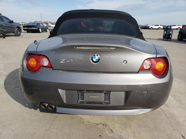 4USBT33413LS43300 - 2003 BMW Z4 2.5 GRAY photo 6