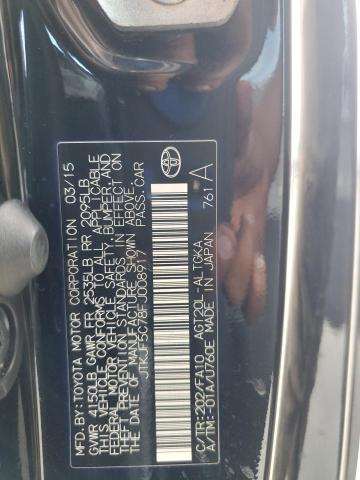 JTKJF5C78FJ008917 - 2015 TOYOTA SCION TC 黑色 照片 12