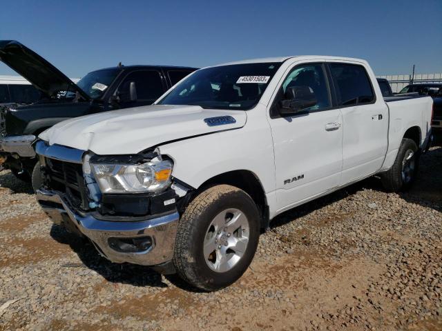 1C6RRFFG2NN290036 - 2022 RAM 1500 BIG HORN/LONE STAR WHITE photo 1